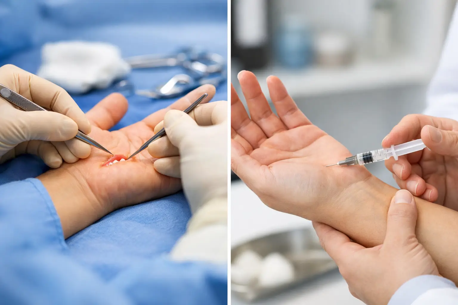 Carpal Tunnel Release vs Injection Compared